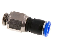 8mm & G1/4'' Joint pivotant Filetages mâles à enfoncer Laiton nickele/PBT NBR Rotatif