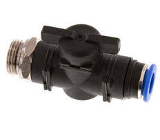 2-Way Straight Ball Valve 12 mm - G1/2'' Plastic/Brass