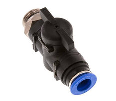 vanne à boule droite à 2 voies 12 mm - G1/2'' plastique/laiton
