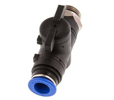 vanne à boule droite à 2 voies 12 mm - G1/2'' plastique/laiton
