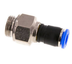 8mm & G3/8'' Joint Tournant Filetages mâles Push-In Laiton Nickele/PBT NBR Rotatif
