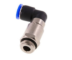 coude 12mm & G1/2'' Joint rapide pivotant Filets mâles à enfoncer Laiton nickele/PBT NBR Rotatif