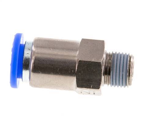 Clapet anti-retour à pousser 8mm et R1/8'' mâle en laiton/PBT 0.2-10bar (3-145psi) Filetage-Tuyau