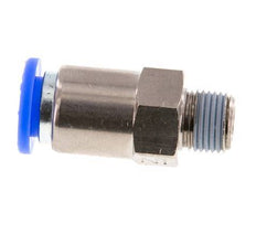 Clapet anti-retour à pousser 8mm et R1/8'' mâle en laiton/PBT 0.2-10bar (3-145psi) Filetage-Tuyau