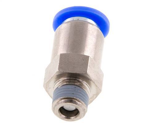 Clapet anti-retour à pousser 8mm et R1/8'' mâle en laiton/PBT 0.2-10bar (3-145psi) Filetage-Tuyau