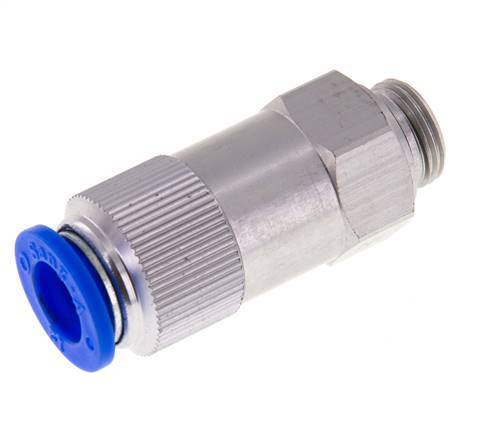 Clapet anti-retour à poussoir 12mm & G3/8'' mâle aluminium 0.2-10bar (3-145psi) Filetage-Tuyau