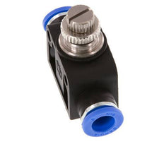 Silencieux de contrôle du débit droit 8 mm laiton/PA 66