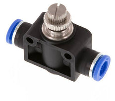 Silencieux de contrôle du débit droit 8 mm laiton/PA 66