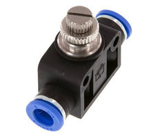 Silencieux de contrôle du débit droit 8 mm laiton/PA 66