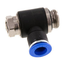 Coude de sortie du compteur du silencieux de contrôle du débit 10 mm - G3/8'' Laiton/PA 66 Vis à fente