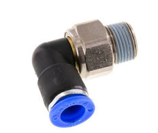 coude 10mm & R3/8'' Joint pivotant Filets mâles à enfoncer Laiton nickele/PBT NBR Rotatif