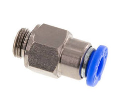 Raccord à Enfoncer 6mm et G1/8'' Mâle Autobloquant en Laiton/PBT 0-10bar (0-145psi) [2 pièces].