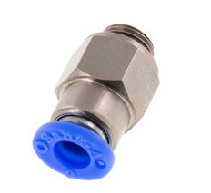 Raccord à Enfoncer 6mm et G1/8'' Mâle Autobloquant en Laiton/PBT 0-10bar (0-145psi) [2 pièces].