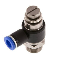 Flow Control Silencer Meter-Out Elbow 8 mm - G3/8'' Brass/PA 66