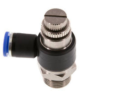 Flow Control Silencer Meter-Out Elbow 8 mm - G3/8'' Brass/PA 66