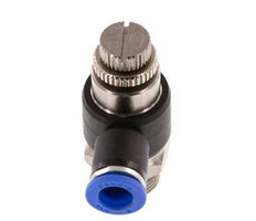 Coude de sortie du compteur du silencieux Flow Control 8 mm - G3/8'' laiton/PA 66