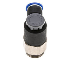 Flow Control Valve Meter-Out Elbow 10 mm - G1/2'' Brass/PA 66 Locknut