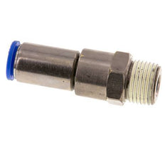 12mm & R1/2'' Quick Swivel Joint Push-In-Male Threads Laiton nickele/PBT NBR rotatif