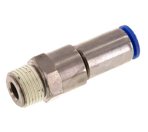 12mm & R1/2'' Quick Swivel Joint Push-In-Male Threads Laiton nickele/PBT NBR rotatif