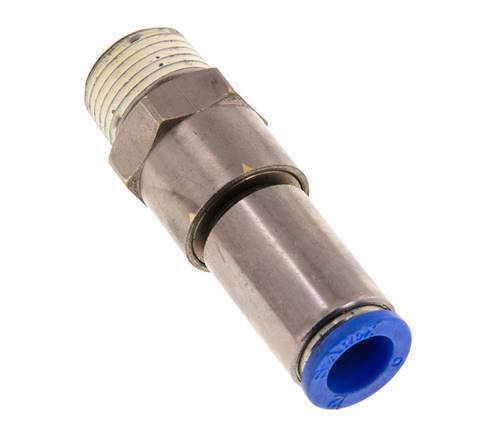12mm & R1/2'' Quick Swivel Joint Push-In-Male Threads Laiton nickele/PBT NBR rotatif