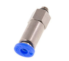 Raccord à Enfoncer 4mm et M5 Mâle Autobloquant en Laiton/PBT 0-10bar (0-145psi)