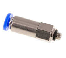 Raccord à Enfoncer 4mm et M5 Mâle Autobloquant en Laiton/PBT 0-10bar (0-145psi)