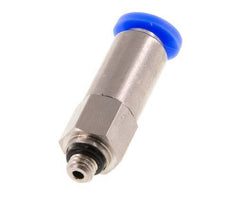 Raccord à Enfoncer 4mm et M5 Mâle Autobloquant en Laiton/PBT 0-10bar (0-145psi)