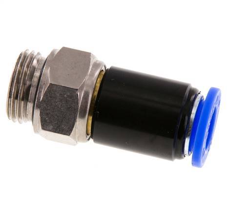 12mm & G1/2'' Joint pivotant Filetages mâles à enfoncer Laiton nickele/PBT NBR Rotatif