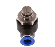 Coude de sortie du compteur du silencieux Flow Control 10 mm - R1/2'' Brass/PA 66