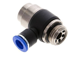 Coude de sortie du compteur du silencieux de contrôle du débit 10 mm - G1/2'' Laiton/PA 66 Vis fendue