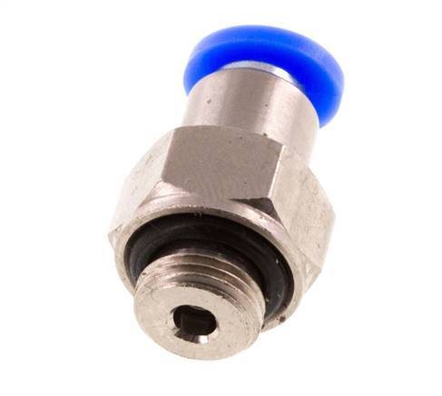 Clapet anti-retour à poussoir 4mm & G1/8'' mâle laiton/PBT 0.2-10bar (3-145psi) filetage de tuyau