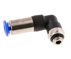 Raccord enfichable 8mm & G1/8'' mâle coude autobloquant laiton/PBT 0-10bar (0-145psi)