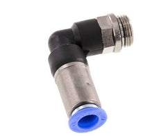 Raccord à Enfoncer 10mm & G3/8'' Mâle Coude Autobloquant en Laiton/PBT 0-10bar (0-145psi)
