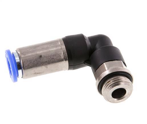 Raccord à Enfoncer 10mm & G3/8'' Mâle Coude Autobloquant en Laiton/PBT 0-10bar (0-145psi)