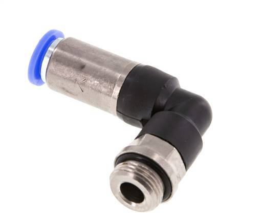 Raccord à Enfoncer 10mm & G3/8'' Mâle Coude Autobloquant en Laiton/PBT 0-10bar (0-145psi)