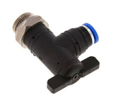 2-Way Elbow Ball Valve 8 mm - G3/8'' Plastic/Brass