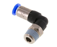 Raccord à Enfoncer 6mm & R1/4'' Mâle Coude Autobloquant en Laiton/PBT 0-10bar (0-145psi) [2 Pièces].