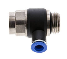 Coude de sortie de compteur pour silencieux 8 mm - G1/2'' laiton/PA 66 Vis fendue