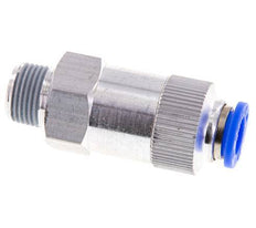 Clapet anti-retour à poussoir 10mm & R3/8'' mâle aluminium 0.2-10bar (3-145psi) Filetage de tuyau