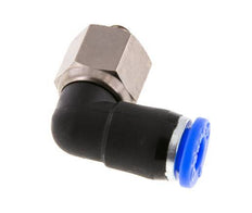 raccord tournant coude 6mm & M5 Filets mâles à enfoncer Laiton nickele/PBT NBR Rotatif