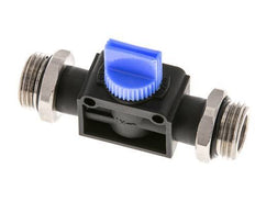 vanne manuelle d'arrêt à 3/2 voies G1/2'' plastique/laiton