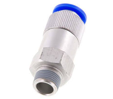 Clapet anti-retour à poussoir 12mm & R3/8'' mâle en aluminium, filetage 0.2-10bar (3-145psi) - tuyau flexible