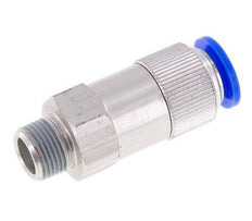 Clapet anti-retour à poussoir 12mm & R3/8'' mâle en aluminium, filetage 0.2-10bar (3-145psi) - tuyau flexible