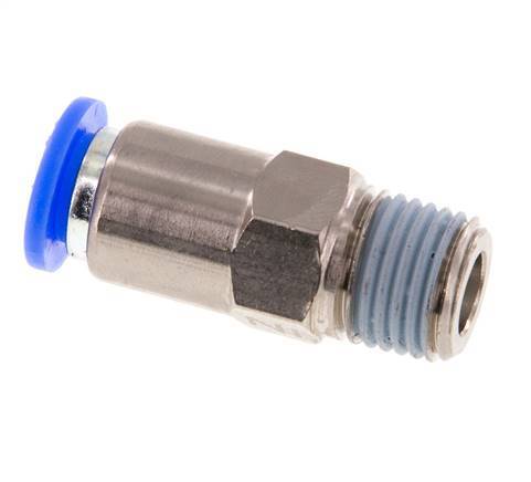 Clapet anti-retour à poussoir 8mm & R1/4'' mâle en laiton/PBT 0.2-10bar (3-145psi) Filetage-Tuyau