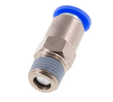 Clapet anti-retour à poussoir 8mm & R1/4'' mâle en laiton/PBT 0.2-10bar (3-145psi) Filetage-Tuyau