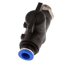vanne à boule droite à 2 voies 10 mm - G3/8'' plastique/laiton