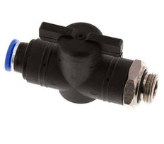 vanne à boule droite à 2 voies 10 mm - G3/8'' plastique/laiton