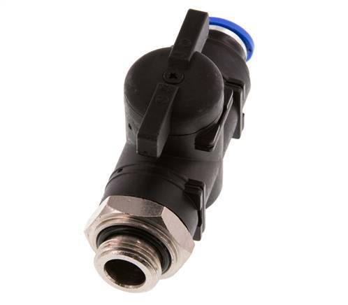 vanne à boule droite à 2 voies 10 mm - G3/8'' plastique/laiton