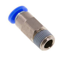 Raccord à Enfoncer 4mm et R1/8'' Mâle Autobloquant en Laiton/PBT 0-10bar (0-145psi) [2 pièces].