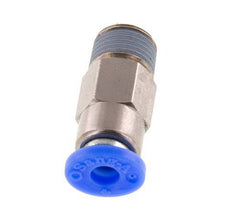 Raccord à Enfoncer 4mm et R1/8'' Mâle Autobloquant en Laiton/PBT 0-10bar (0-145psi) [2 pièces].